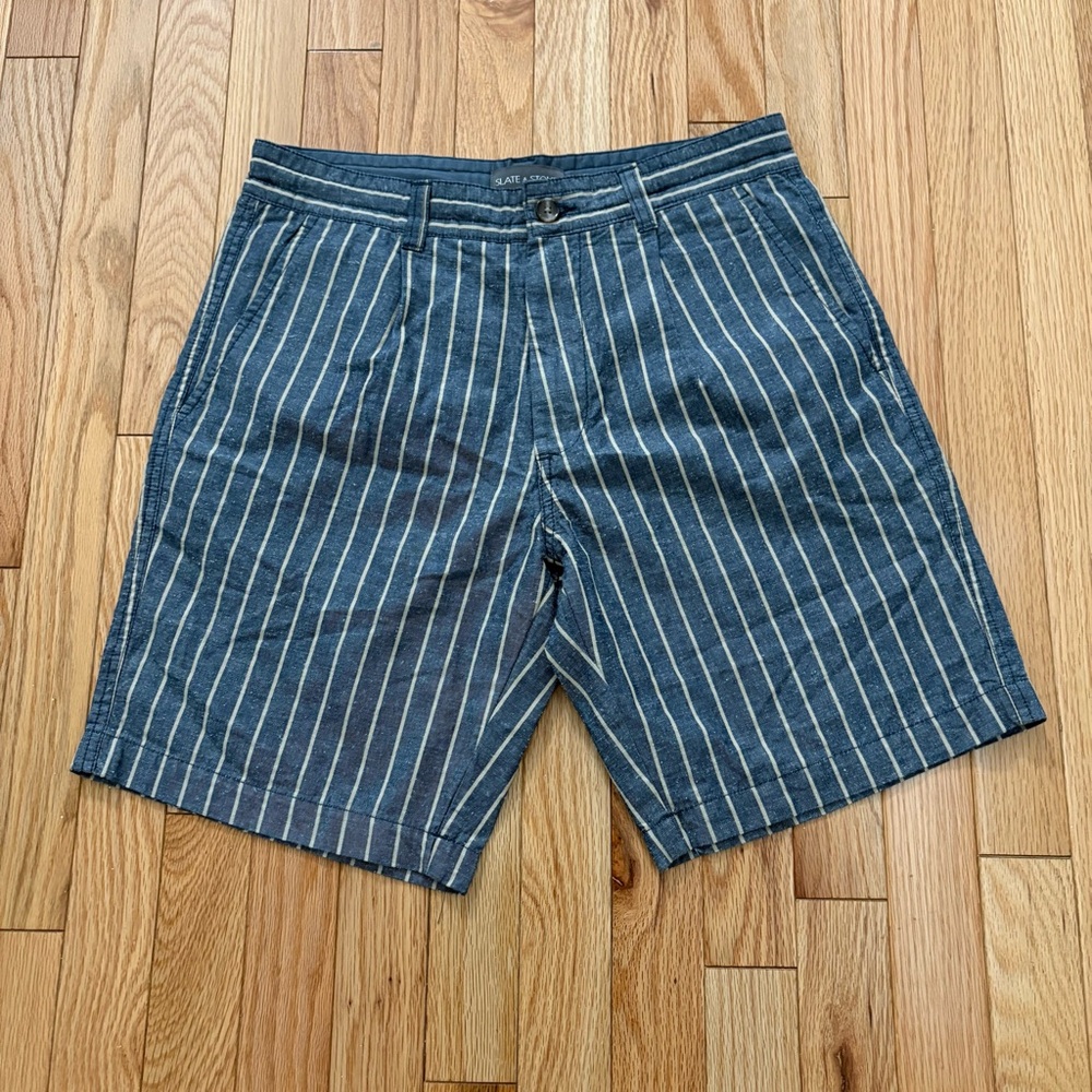 Slate & Stone Stretch Cotton Twill Chino Shorts Size W31 NWOT
